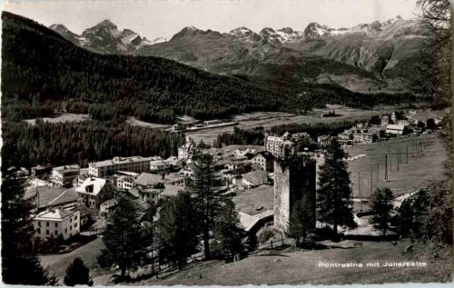 Pontresina mit Julierkette