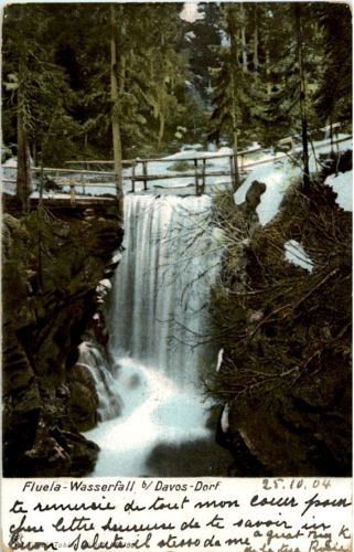 Fluela Wasserfall bei Davos