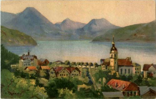 Vitznau - Künstlerkarte