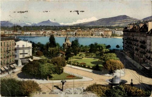 Geneve - Place des Alpes