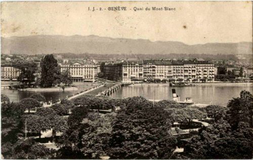 Geneve - Quai du Mont Blanc