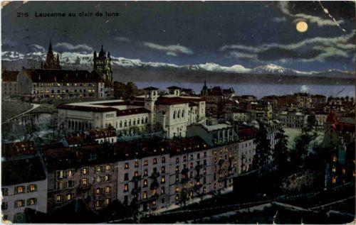 Lausanne - au clair de lune