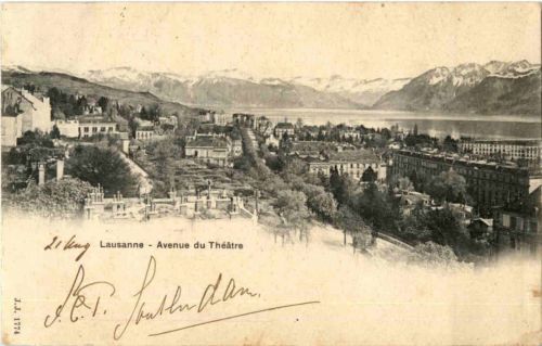 Lausanne - Avenue du Theatre