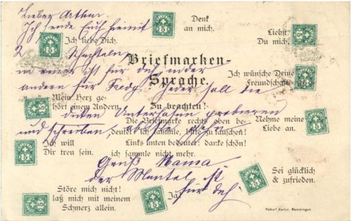 Briefmarkensprache Schweiz
