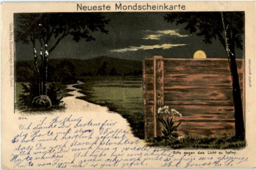 Halt gegen Licht - Litho