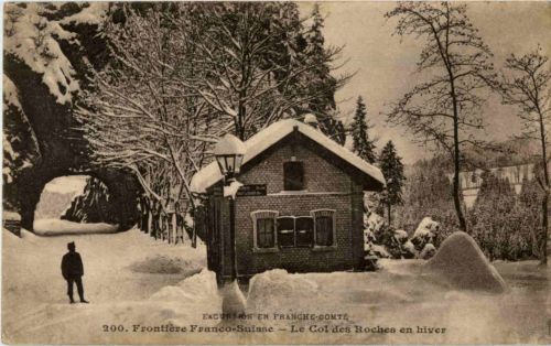 Le Col des Roches en hiver
