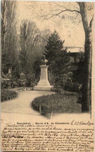 Neuchatel - Buste d A de Chambrier