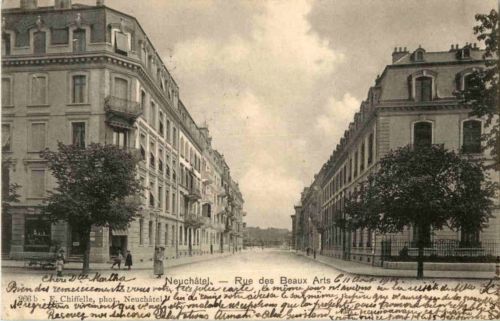 Neuchatel - Rue des Beaux Arts