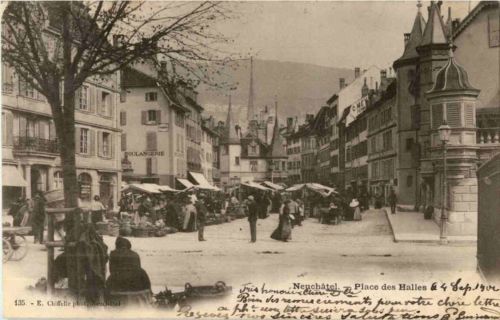 Neuchatel - Place des Halles