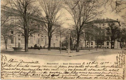 Neuchatel - Quai - Osterwald