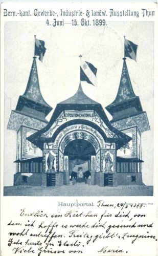 Thun - Gewerbe Auststellung 1899