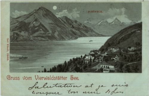 Vitznau - Schöneck - Litho