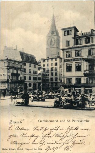 Zürich - Gemüsemarkt