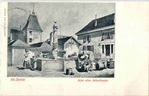 Zürich - Beim alten Aktientheater