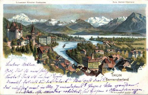 Thun - Künstlerkarte