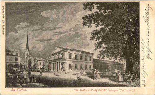 Zürich - Das frühere Postgebäude