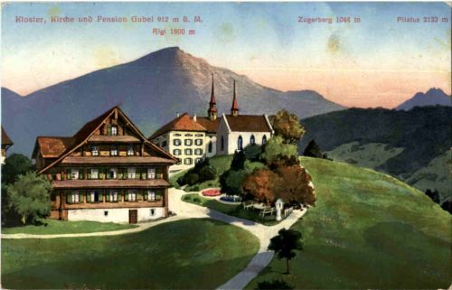Kloster Kirche und Pension Gubel
