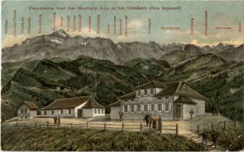 Panorama von der Hochalp bei Urnäsch
