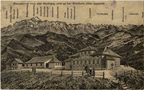 Panorama von der Hochalp bei Urnäsch