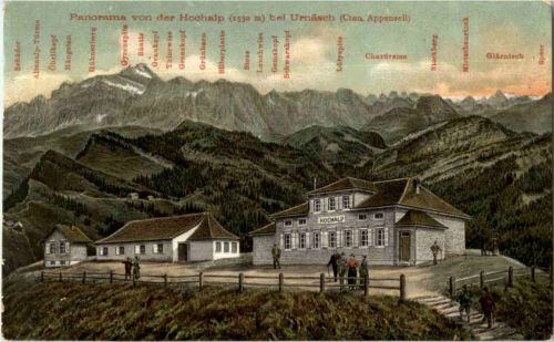 Panorama von der Hochalp bei Urnäsch