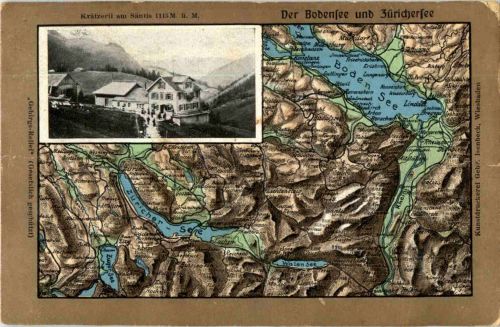 Kräzerli am Säntis - Prägekarte