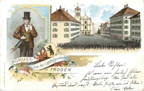 Gruss von der Landsgemeinde Trogen