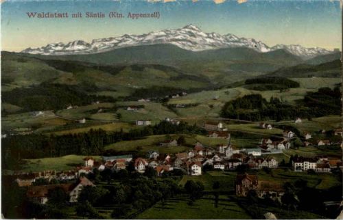 Waldstatt mit säntis