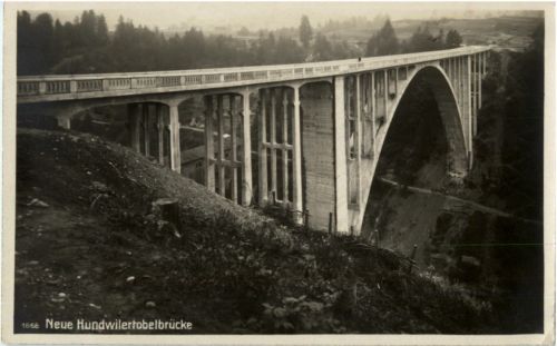 Hundwil - Neue Hundwilertobelbrücke