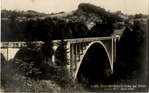 Gmündertobelbrücke bei Stein