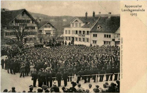 Landsgemeinde in Appenzell 1903