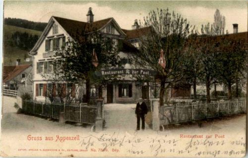 Gruss aus Appenzell - Restaurant zur Post