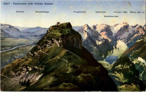 Panorma vom Hohen Kasten