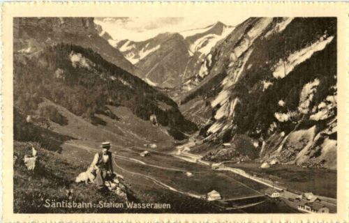 Säntisbahn - Station Wasserauen