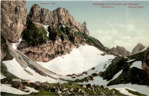 Bötzelalp mit Freiheit