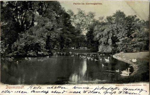 Darmstadt - Partie im Herrengarten