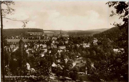 Bad Elster von der Alberthöhe