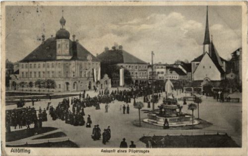 Altötting - Ankunft des Pilgerzuges