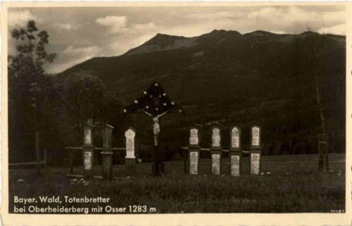 Oberheiderberg - Totenbretter
