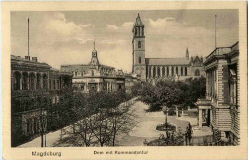 Magdeburg - Dom mit Kommandantur