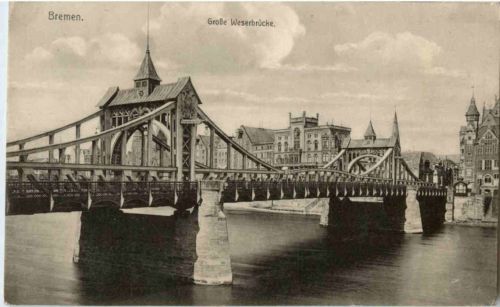 Bremen - Grosse Weserbrücke