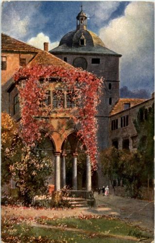 Heidelberg - Künstlerkarte H. Hoffmann