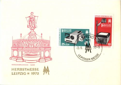 Leipzig - Herbstmesse 1972 mit Sonderstempel