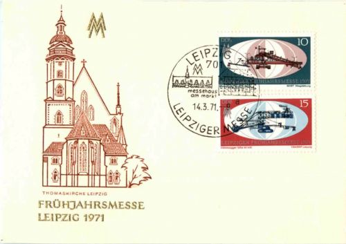 Leipzig - Frühjahrsmesse 1971 mit Sonderstempel
