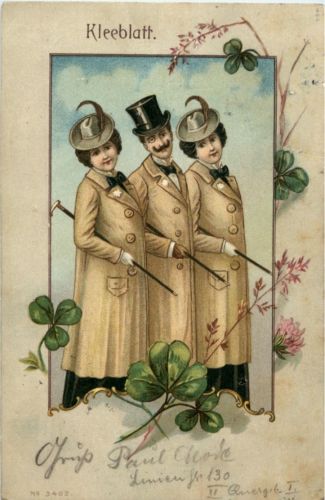 2 Frauen und ein Mann - Kleeblatt