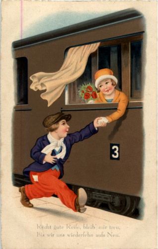 Abschied am Bahnhof