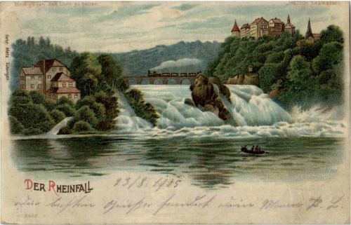 Schaffhausen - Rheinfall - Halt gegen Licht