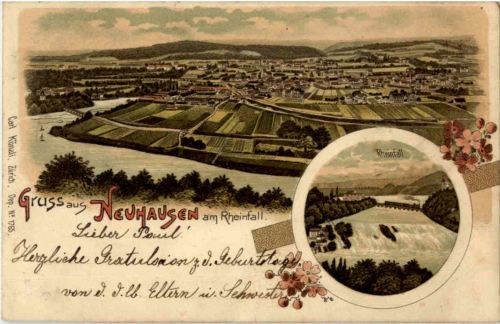 Gruss aus Neuhausen - Litho