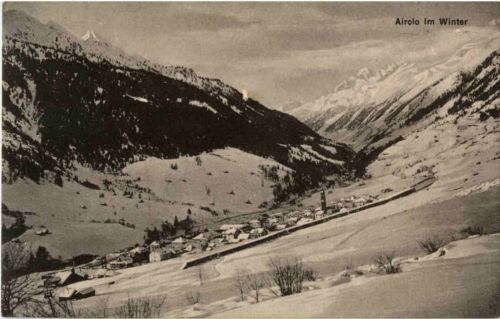 Airolo im Winter