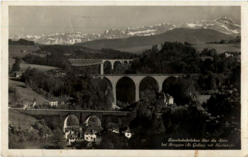 Sitterbrücken bei Bruggen