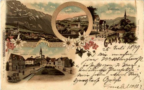 Gruss aus Gams Litho